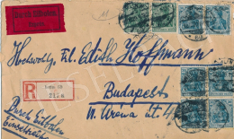  Nemes Lampérth, József - Envelope addressed to Edith Hoffmann